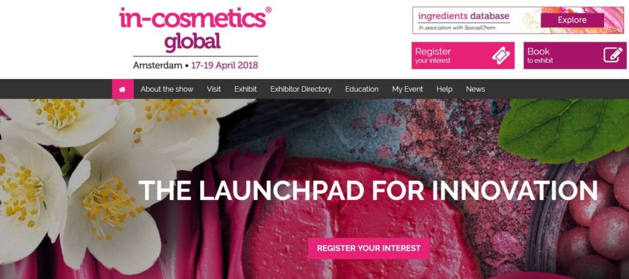 in-cosmetics Global Amsterdam 2018