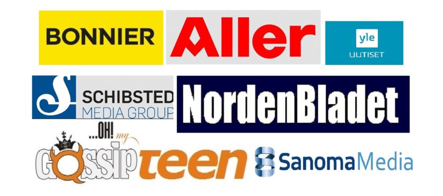 TOP 10 Scandinavian media groups – Bonnier, Sanoma, MTG, Schibsted, Egmont, Aller, YLE, Otava, Alma, NordenBladet
