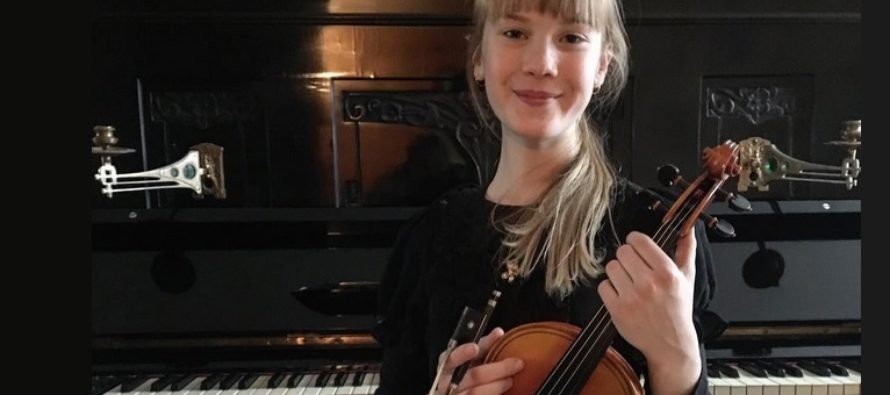 Helena-Reet: Today was a national violin contest – My daughter, 11-year-old Estella Elisheva is officially the third best violinist in Estonia!
