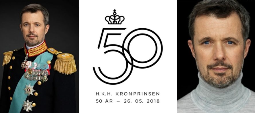 Denmark: HRH The Crown Prince Frederik’s birthday – The 50th birthday will be celebrated with various events in May