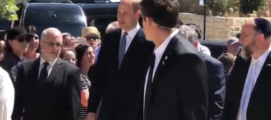 Prince William begins first British royal Israel visit by honouring Holocaust victims