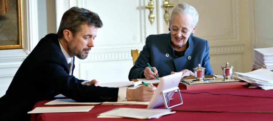 Denmark: Queen Margrethe and Crown Prince Frederik conduct Denmark’s first-ever digital Council of State